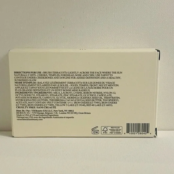 Victoria Beckham Matte Bronzing Brick Bronzer - Shade 05 Terracotta / Tawny NIB - Picture 10 of 11